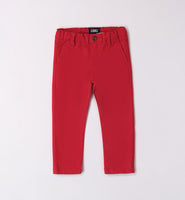 iDO Boys Red Chino Trousers