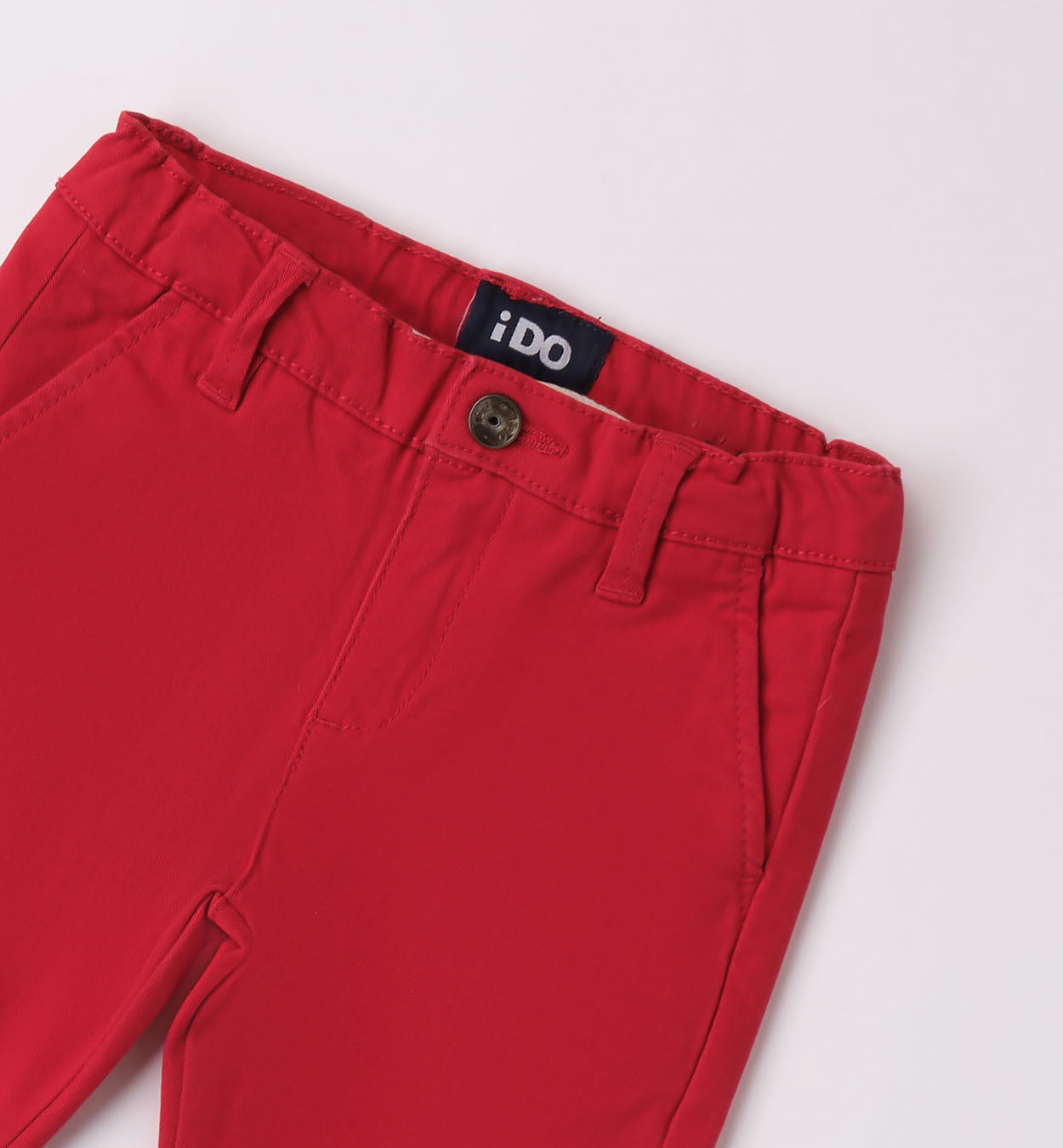 iDO Boys Red Chino Trousers