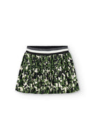 Boboli Girls Khaki Print Skirt
