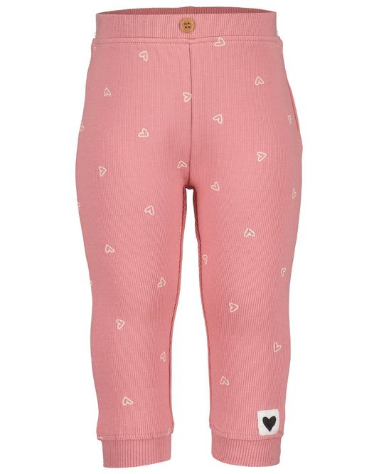 Billie Pink Heart Leggings