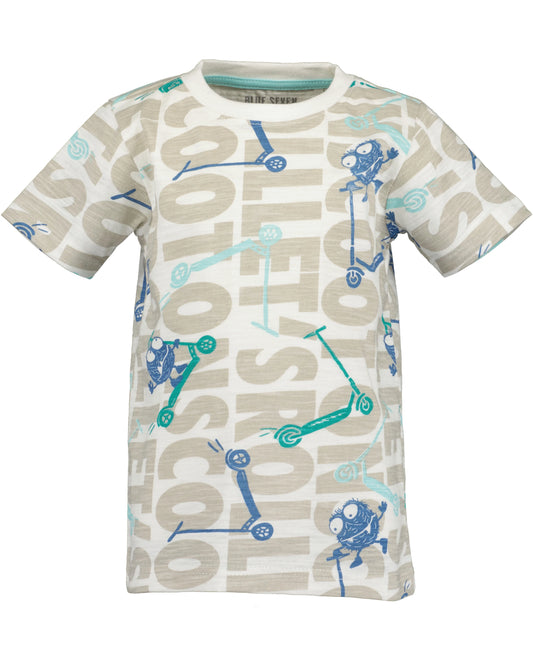 Blue Seven Boys Print T-Shirt