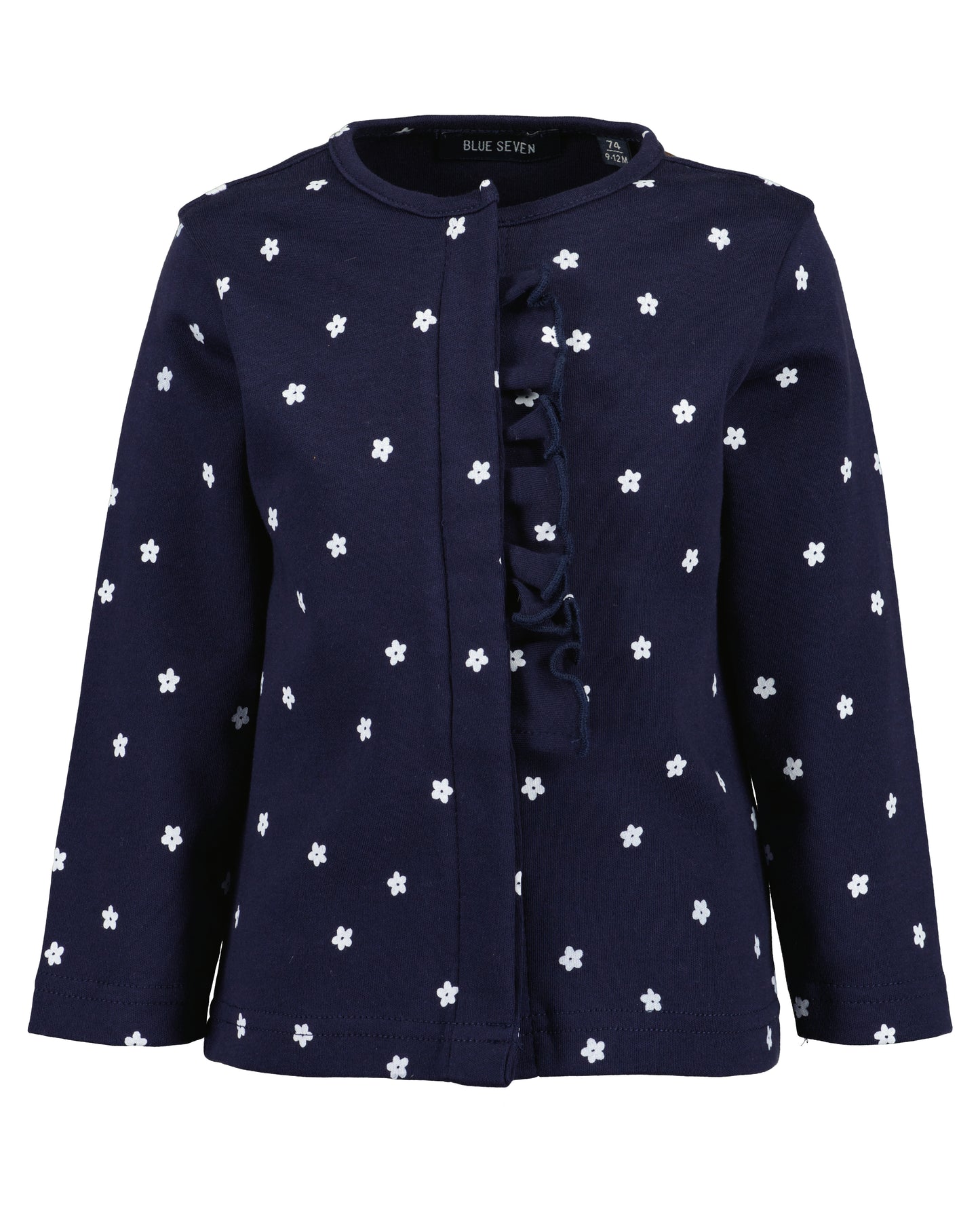 Blue Seven Baby Girls Navy Zip Up