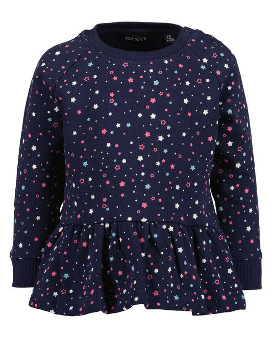 Dara Navy Star Sweatshirt