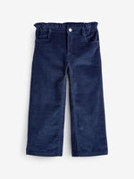 Joules Girls Navy Wide Leg Trousers