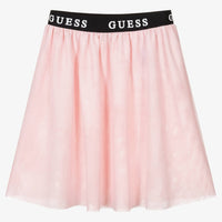 Guess Girls Pink Mesh Skirt