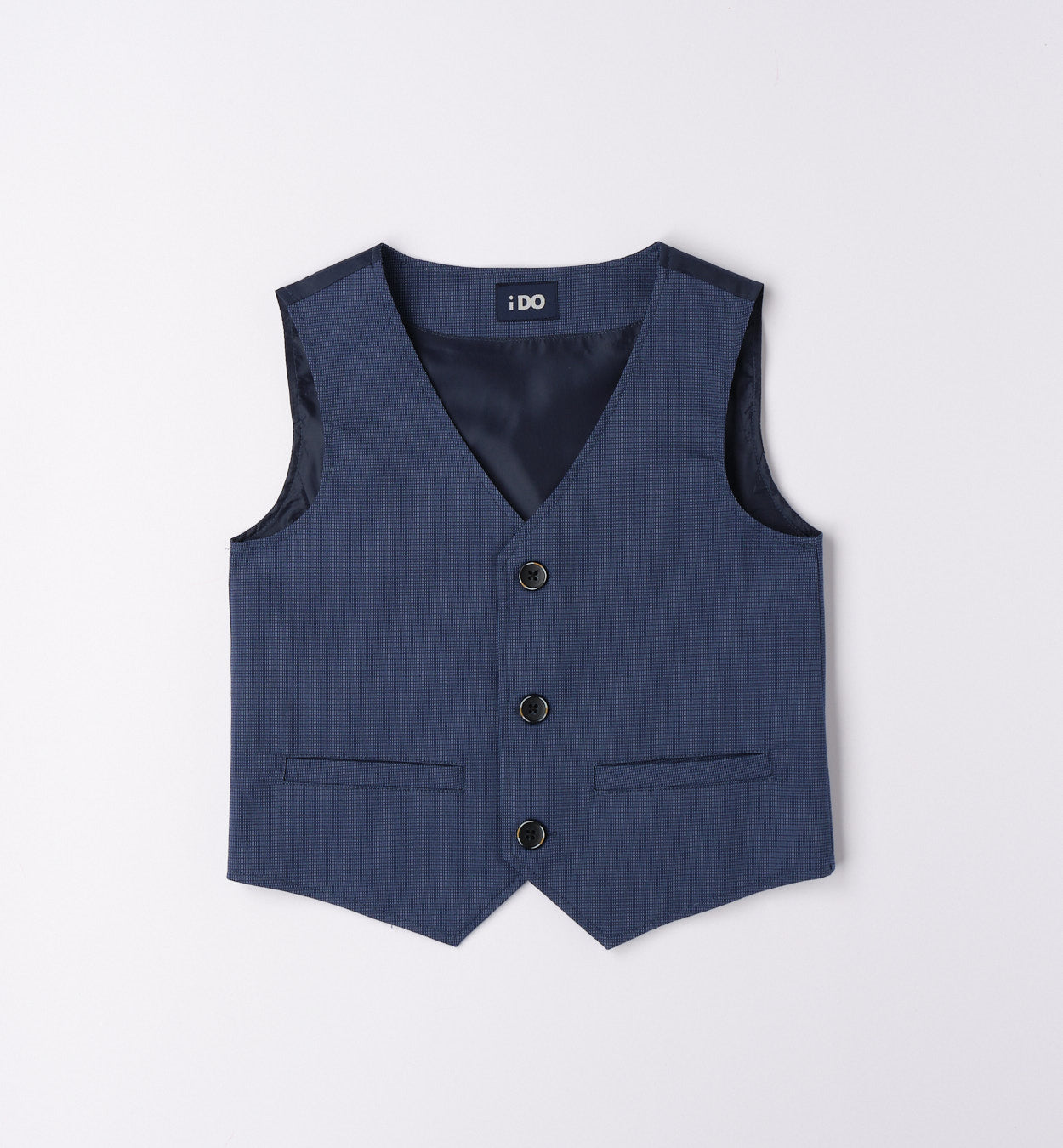 iDO Boys Blue Waistcoat