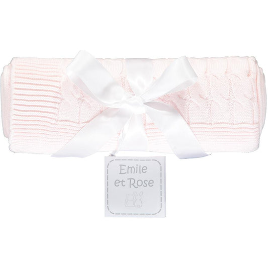 Emile et Rose Baby Girls Gillian Pink Blanket